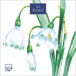 ф286 Салфетки Art Bouquet 33*33, 3хсл, 20шт. 