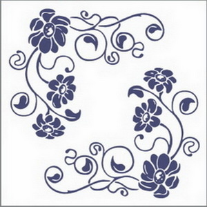 ф944 Салфетки 24х24, 1сл, 100 л, Bouquet Elegant 