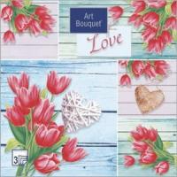 Ф30 Салфетки Art Bouquet 33*33, 3хсл, 20шт. 
