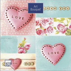 ф280 Салфетки Art Bouquet 33*33, 3хсл, 20шт. 