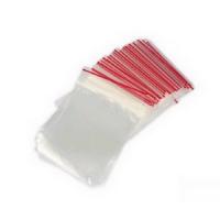 Е9987 'Пакет Zip Lock 20х25 35 мкм (с красной полосой) (00266) Китай 