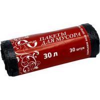 с505 Мешки мусорные 30л (8) в рулонах (по 30 шт) Оптимум ПНД Россия [упаковка]