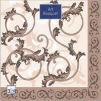 Ф37 Салфетки Art Bouquet 33*33, 3хсл, 20шт. 