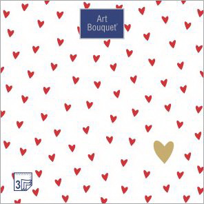 ф295 Салфетки Art Bouquet 33*33, 3хсл, 20шт. 
