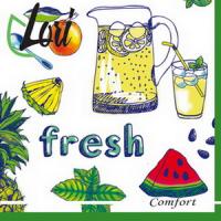 Ф2213 Салфетки бумажные 2сл.16л.(ягодный fresh) *16