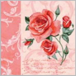 ф338 Салфетки Art Bouquet 33*33, 3хсл, 20л. 