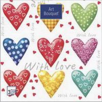 ф297 Салфетки Art Bouquet 33*33, 3хсл, 20шт. 