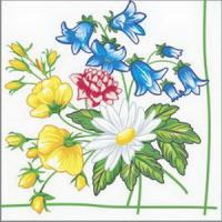 ф819 Салфетки 25*25 1сл 40шт Desna Design 