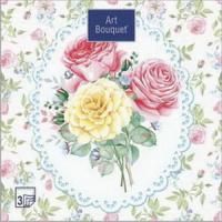 ф270 Салфетки Art Bouquet 33*33, 3хсл, 20шт. 