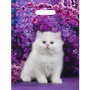 Е1871 Пакет ПЭ с вырубной ручкой 31х40+6 (60) Тико глянец (Милый котик) Россия