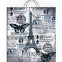 Е5700 Пакет ПЭ с петлевой ручкой 38х42+6 (50) Интерпак ПНД (Парижский день) Россия 