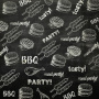 Ф3004 Салфетки бумажные 3сл 24см 20л BBQ Party