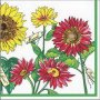 Ф92 Салфетки 25*25 1сл 40шт Desna Design 